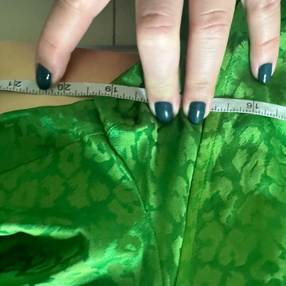 DUNDAS new with tags Green Silk Blend Dress 42 - Picture 8 of 12